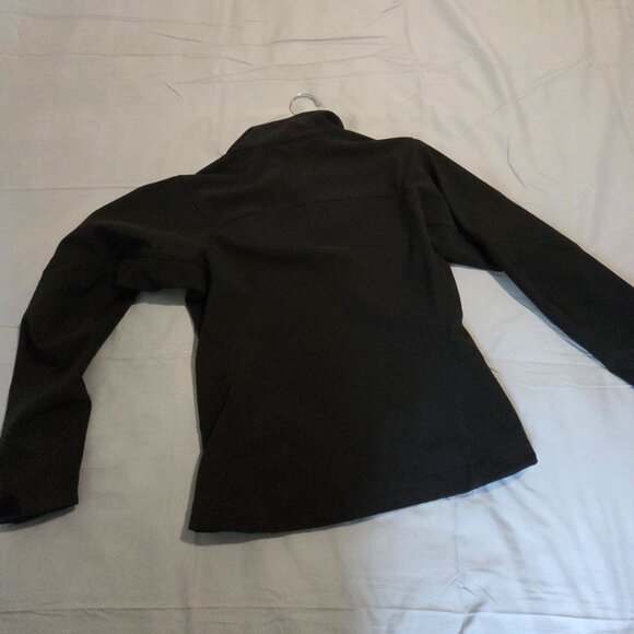 Patagonia women Black Hybrid Jacket Elastic Polartec Size Small - Picture 4 of 12